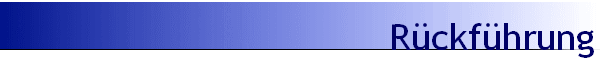 Rckfhrung